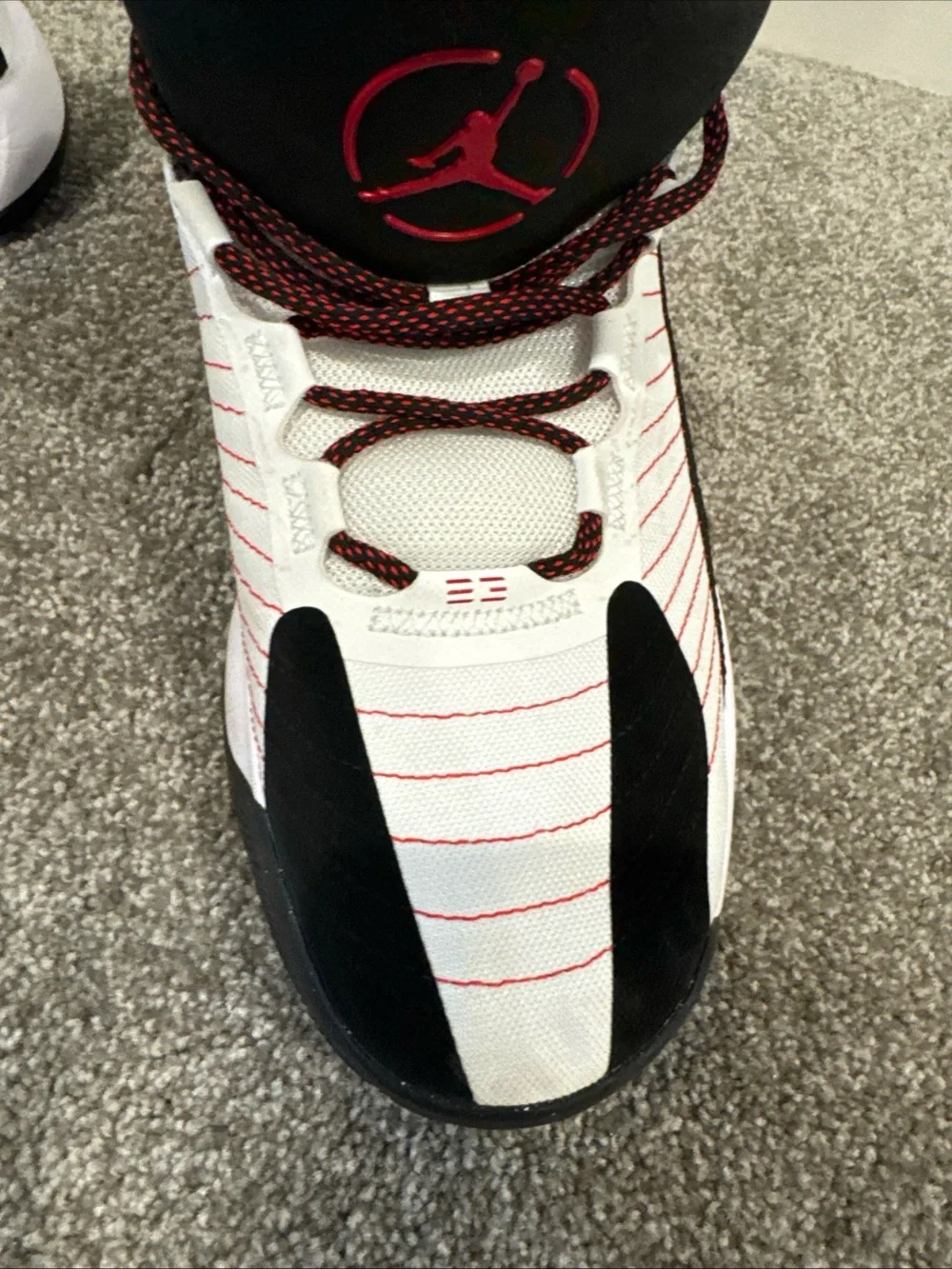 Jordan Jumpman 2021 White University Red Black Size 12 (CQ4021-100)